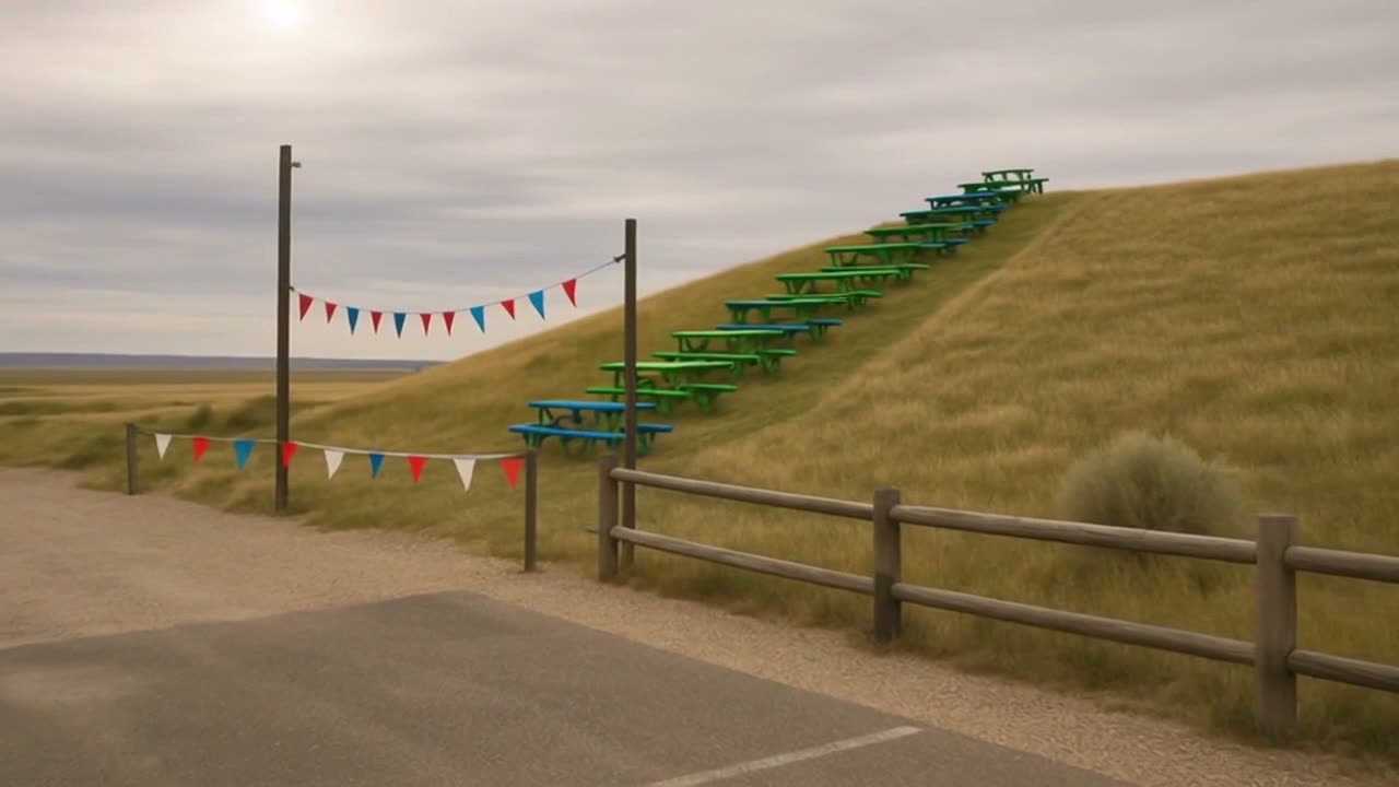Visitor footage from the pull-off.